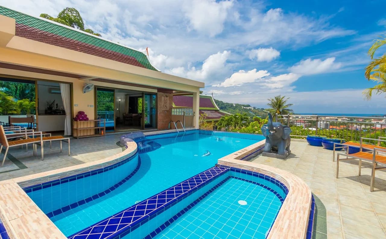 Sea view from Villa Jasmine